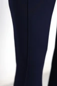 Zra Krep Çımalı İspanyol Paça Pantolon Lacivert - 6