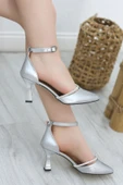 7 Cm Topuklu Ayakkabı Gümüş1 - 2