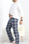 Unisex Pijama Altı Lacivertbeyaz - 3