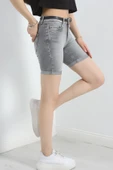 Kot Şort Gri thumbnail 3