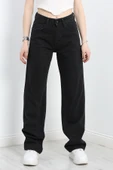 Straight Kesim Kot Pantolon Siyah - 1