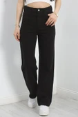 Palazzo Kot Pantolon Siyah1 - 5