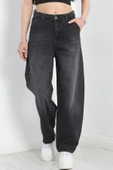 Balon Paça Kot Pantolon Füme - 5
