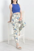 Desenli Dokuma Pantolon Mintçiçek - 5
