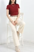 Palazzo Kot Pantolon Bej - 6