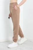 Paça Lastikli İki İplik Eşofman Altı Sütlükahve - 2