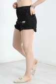 Kot Şort Siyah - 4