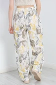 Desenli Keten Pantolon Grisarı thumbnail 6