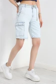 Kot Şort Açıkmavi - 5