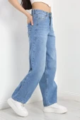 Baggy Jean Kot Pantolon Açıkmavi - 4