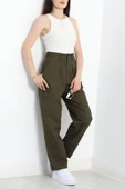 Havuç Paça Pantolon Haki - 1