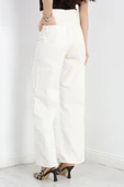 Palazzo Kot Pantolon Ekru - 6