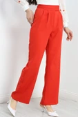 Kemer Cırtlı Pantolon Kırmızı thumbnail 3