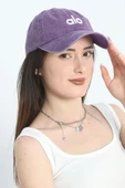 Nakışlı Şapka Mor - 2
