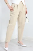 Gabardin Pantolon Bej - 4