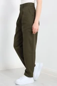 Havuç Paça Pantolon Haki - 5
