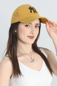Nakışlı Şapka Hardalsiyah - 1