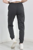 Paça Lastikli Çımalı Eşofman Altı Füme - 6