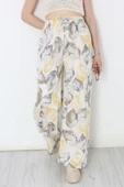 Desenli Keten Pantolon Grisarı thumbnail 5