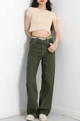 Palazzo Kot Pantolon Haki - 4