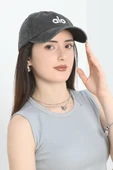 Nakışlı Şapka Fümebeyaz - 2