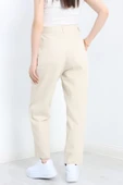 Havuç Paça Pantolon Krem - 6