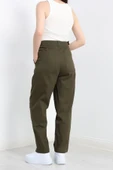 Havuç Paça Pantolon Haki - 7