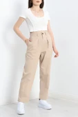 Havuç Paça Pantolon Bej - 2