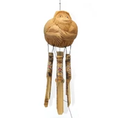 Maymunlu Bambu Rüzgar Çanı - 1
