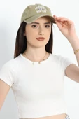 Baskılı Şapka Vizon - 1