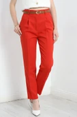 Kemerli Double Pantolon Kırmızı thumbnail 1