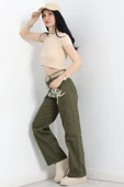 Palazzo Kot Pantolon Haki - 4