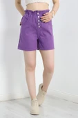 Kot Şort Mor - 1