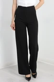 Zra Krep Palazzo Pantolon Siyah - 4
