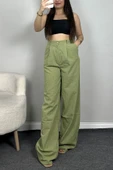 Keten Pantolon Haki - 1