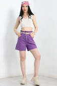Kot Şort Mor - 4