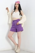 Kot Şort Mor - 2
