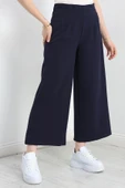 Pensli Bol Paça Pantolon Lacivert thumbnail 4