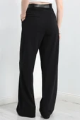 Zra Krep Palazzo Pantolon Siyah - 7