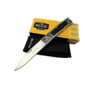 Buck Knives Bk-001brv Kamp Çakı 23 Cm - Metal; Kauçuk İşlemeli Sap, Kılıflı thumbnail 2