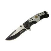 Lanmark Mx10 Gri Testereli Outdoor Çakı 21 Cm - Otomatik, Perçinli - 2