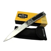 Buck Knives Bk-001brv Kamp Çakı 23 Cm - Metal İşlemeli Sap, Kılıflı thumbnail 2