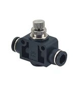 Pnömatik Hat Tipi Hız Ayar Valfi 6mm thumbnail 1