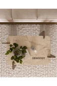 DEWOODY Traverten Ahşap Mermer Desenli Orta Sehpa , İskandinav Stil Modern Sunum Sehpası - 3