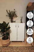 DEWOODY Ayakkabılık Çok Amaçlı Dolap Mutfak Banyo Kiler Dolabı - 1