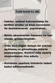 DEWOODY Traverten Ahşap Mermer Desenli Orta Sehpa , İskandinav Stil Modern Sunum Sehpası - 6