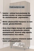 DEWOODY 9 Raflı 4 Kapaklı Modern Ayakkabılık , Kiler Dolabı , Çok Amaçlı Dolap - 4