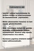 DEWOODY KAHVE KÖŞESİ METAL AYAKLI METAL KULPLU ÇOK AMAÇLI DOLAP 4 KAPAKLI MUTFAK DOLABI - 6