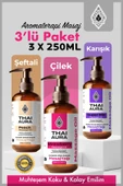 Thaialura 3x250ml Şeftali, Çilek Ve Böğürtlen Orman Meyveli Aromaterapi Masaj Yağları Ve - 1