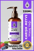 Thaialura 3x250ml Şeftali, Çilek Ve Böğürtlen Orman Meyveli Aromaterapi Masaj Yağları Ve - 2